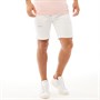 GOOD FOR NOTHING Mens Ripped Denim Shorts White