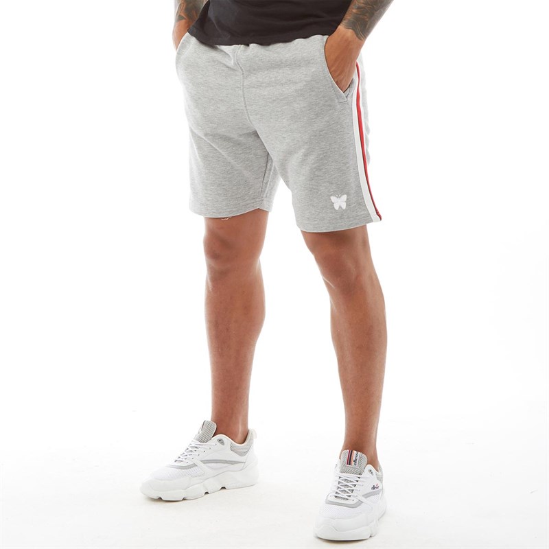 Buy GOOD FOR NOTHING Mens Liberty Butterfly Shorts Grey