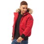 GOOD FOR NOTHING Veste Parka Fortitude Bomber Homme Rouge
