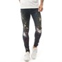 GOOD FOR NOTHING Herrer Paint Splatter Slim Jeans Indigoblå