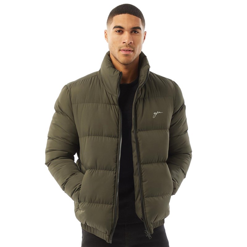 Mens puffy hotsell bomber jacket