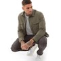 GOOD FOR NOTHING Mens Charlton Shacket Khaki