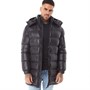 GOOD FOR NOTHING Mens Oakhill Long Puffer Jacket Black