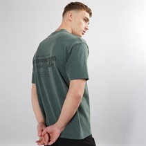 GOOD FOR NOTHING Mens Atelier Branded T-Shirt Forest Green