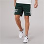 GOOD FOR NOTHING Mens Mesh Football Shorts Green