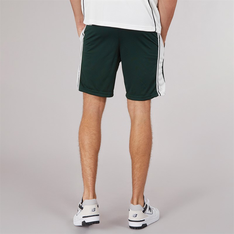 GOOD FOR NOTHING Mens Mesh Football Shorts Green
