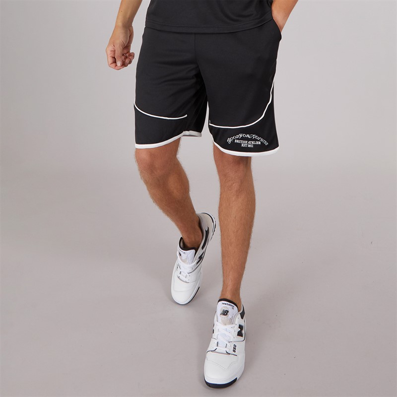 Mens Resort Mesh Shorts Black - Size XXL