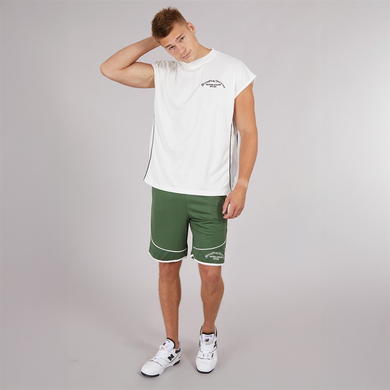 GOOD FOR NOTHING Mens Resort Mesh Shorts Green