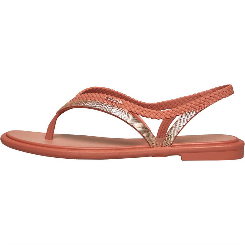 GRENDHA Womens Hera Sandals Rose Gold