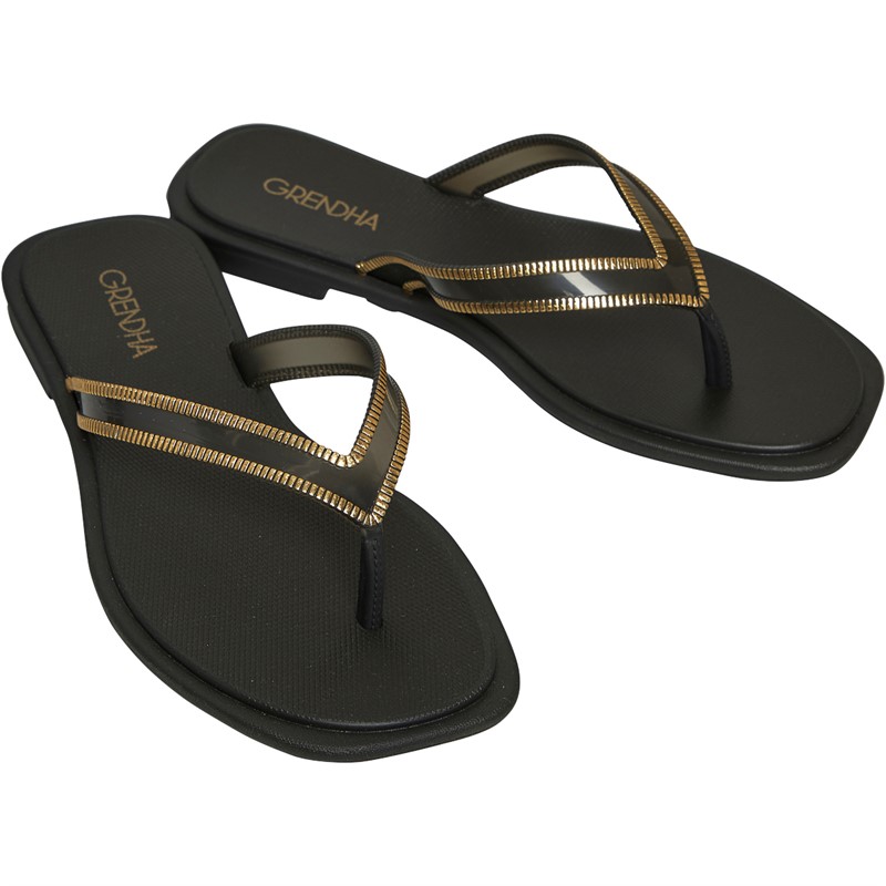 GRENDHA Womens Caju Sandals Black