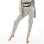 Loungeable Pantalon de Jogging Femme Gris Chiné