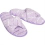Loungeable Chaussons Mule Stripe Cross Over Femme Violet