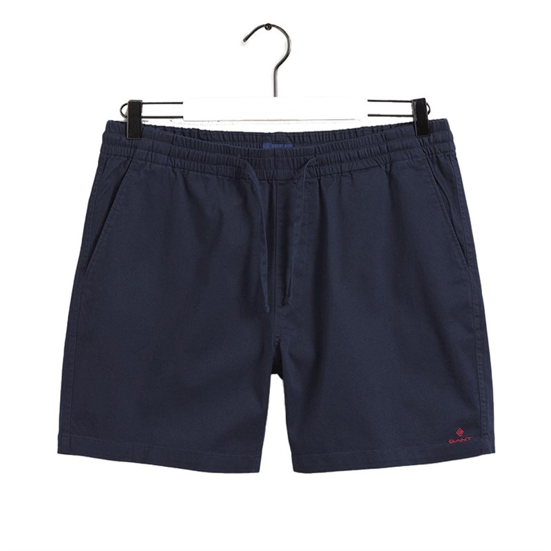 Gant Shorts Allister DS Logo Homme Bleu Marine