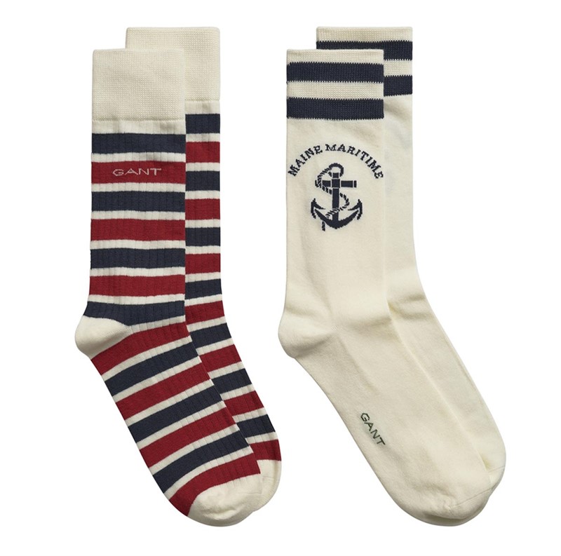 Gant Herre Maritime Sokker Flerfarvet