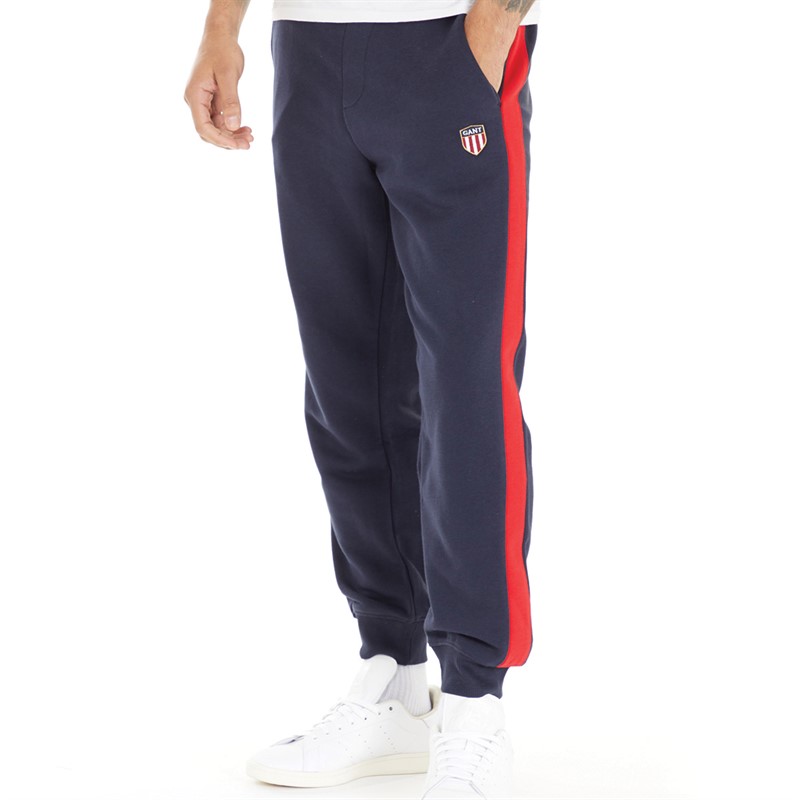 Gant Heren Banner Shield Joggingbroek Marineblauw