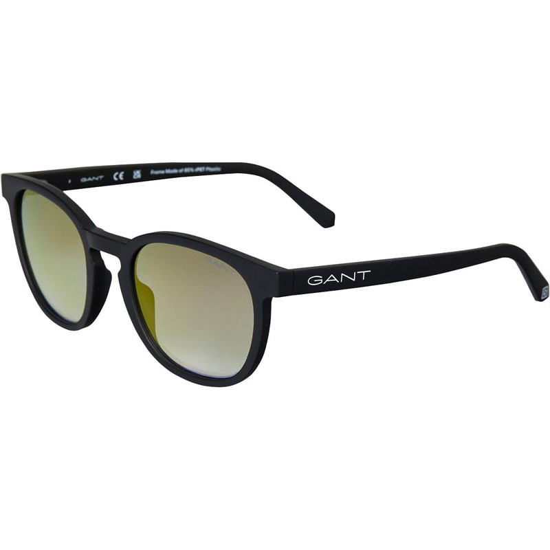 Gant Mens Injected Sunglasses Matte Black/Gradient Smoke
