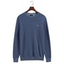 Gant Herre Cotton Pique C-Neck Trøjer Blå
