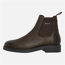 Gant Mens Prepdale Chelsea Boots Dark Brown