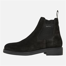 Gant Mens Prepdale Suede Chelsea Boots Black