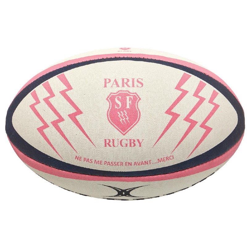 Buy Gilbert Rugby Stade Français Replica Rugby Ball Blue/Pink/White