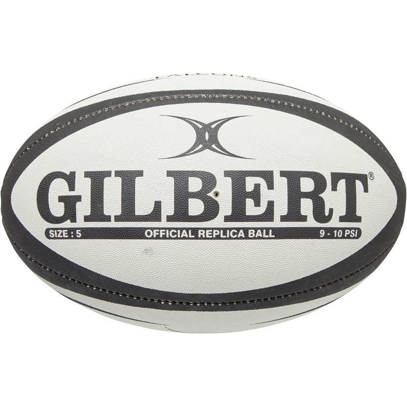 Gilbert Rugby Newcastle Falcons Replica Rugby Ball White/Black