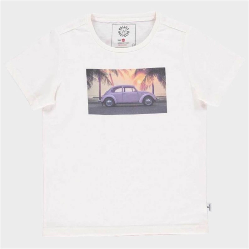 Kronstadt Kids Drenge Kronstadt Print T-shirts Hvid