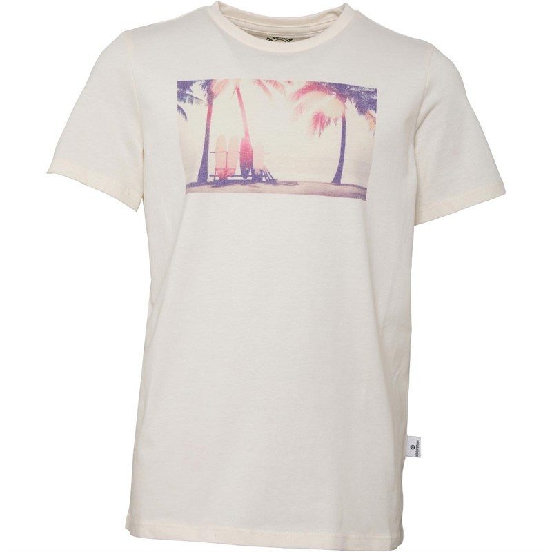 Kronstadt Kids Drenge Kronstadt Print T-shirts Ecru
