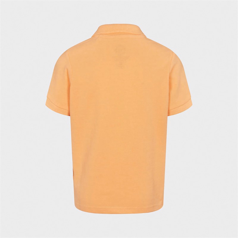 Kronstadt Kids Jungen Albert Recycled Kurzarm Polohemden Orange