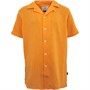 Kronstadt Kinder Junge Kuba Musselin Kurzarm Hemd Papaya