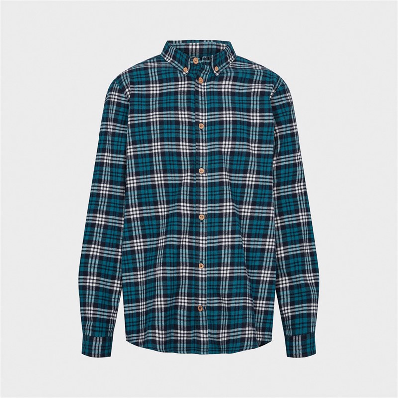 Kronstadt Kids Drenge Johan Flannel Check Langærmet shirts Flerfarvet