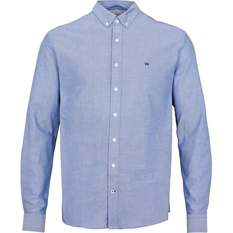 Kronstadt Kids Drenge Johan Oxford Langærmet shirts Blå