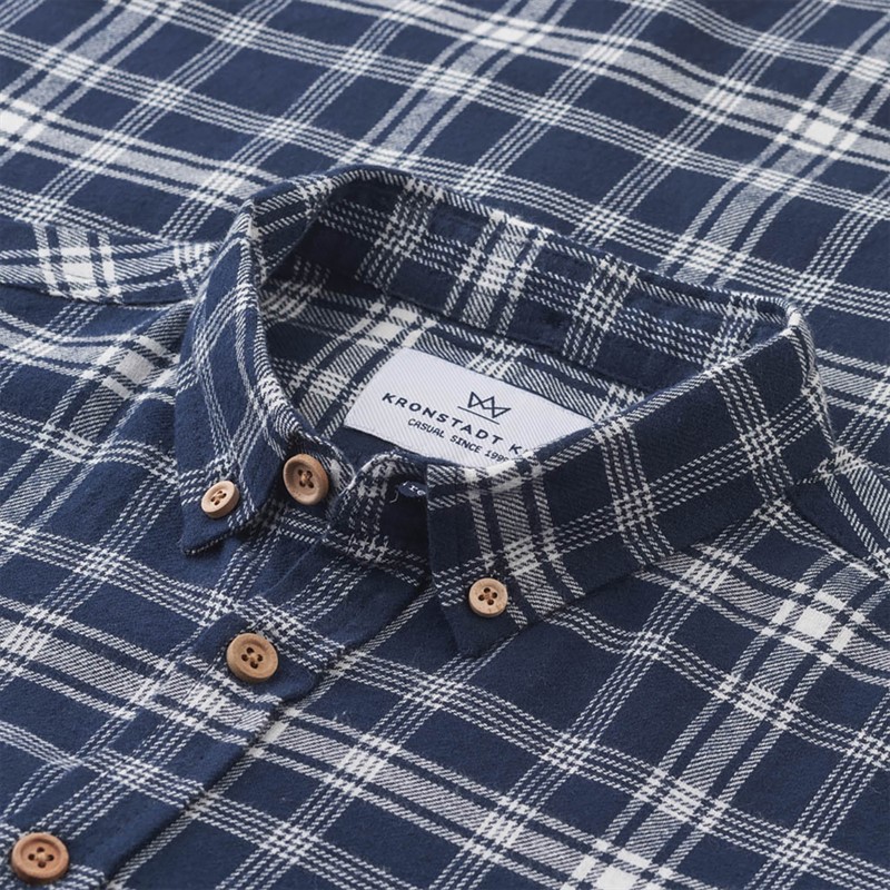 Kronstadt Kids Drenge Johan Flannel Check Langærmet shirts Flerfarvet