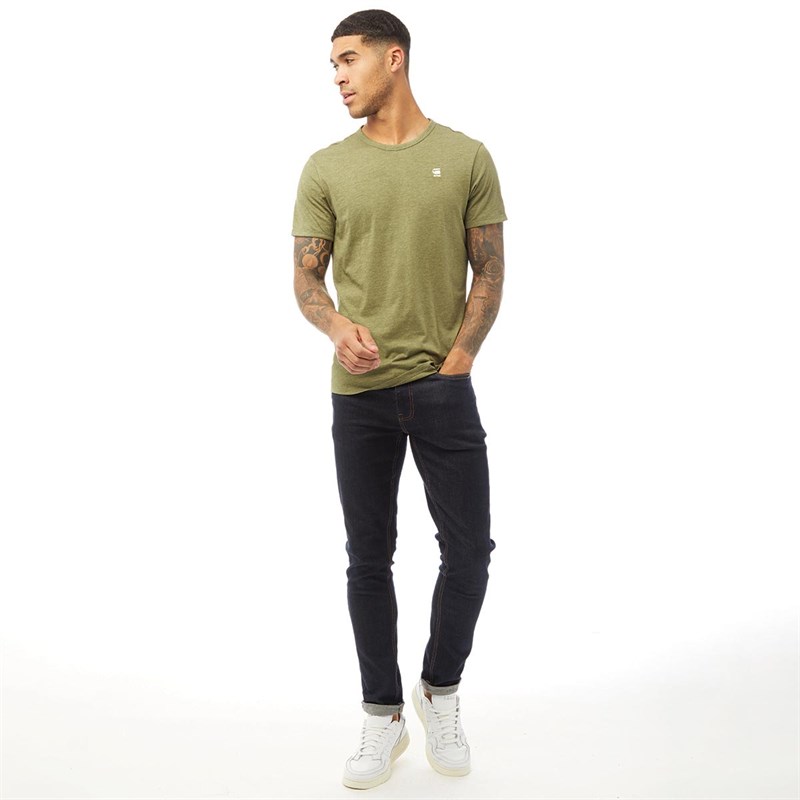 Download Buy G-STAR Mens Base-S Short Sleeve T-Shirt Sage Heather