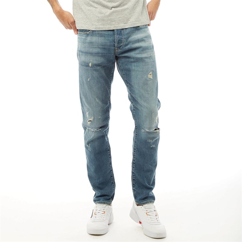 Jeans Uomo G-Star 3301, Classico 5 Tasche, Denim Grezzo Ispirazione Western, Più Lavaggi