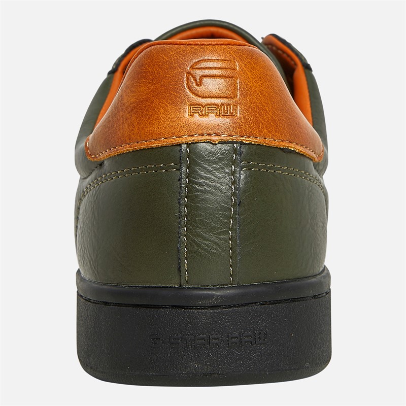 G-STAR Herren Cadet Sneaker Oliv/Orange