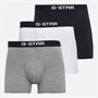G-STAR Mens Tide Three Pack Boxer Trunks Black/Grey Marl/Bright White