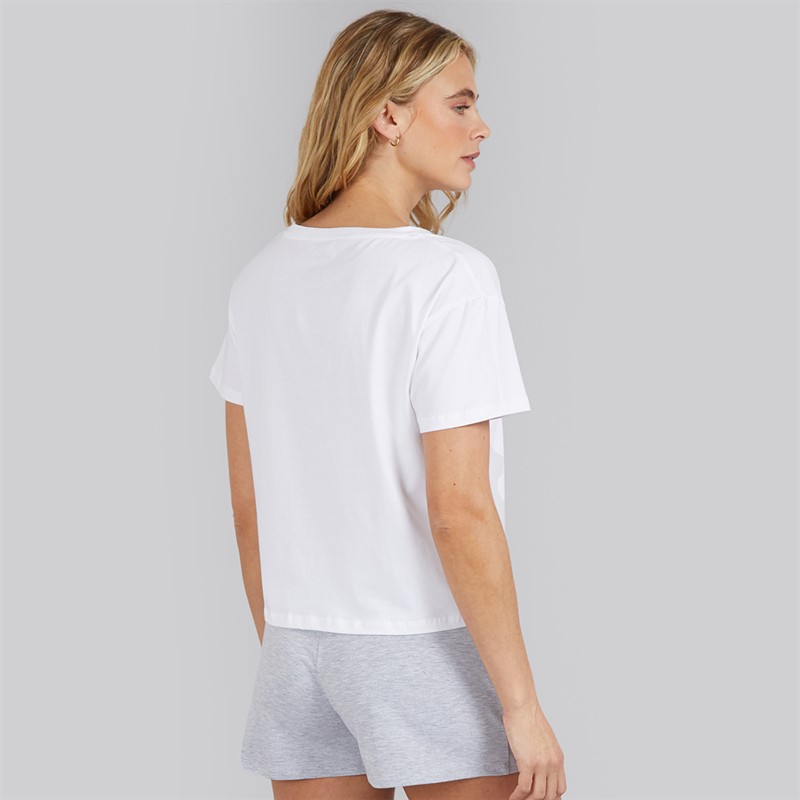 G-STAR Damen Schlafanzug Set Bright White/Light Grey Marl