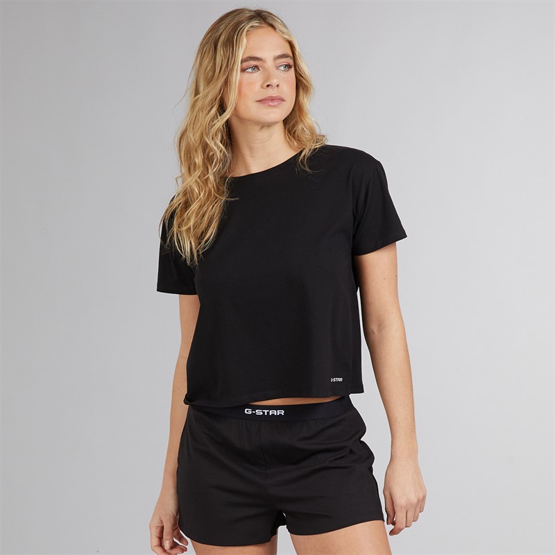 G-STAR Damen Schlafanzug Set Schwarz