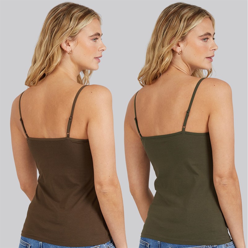 G-STAR Damen 2er-Pack Unterhemden Forest Night/Wren