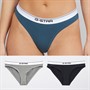 G-STAR Dame tre pak hipster trusser Stargazer/Steel Gray/Navy