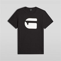 G-STAR Herren Logo Slim T Shirt Schwarz