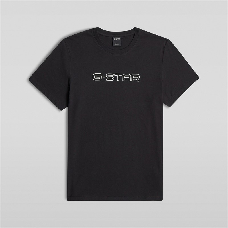G-STAR Herren Slim T-Shirt Schwarz
