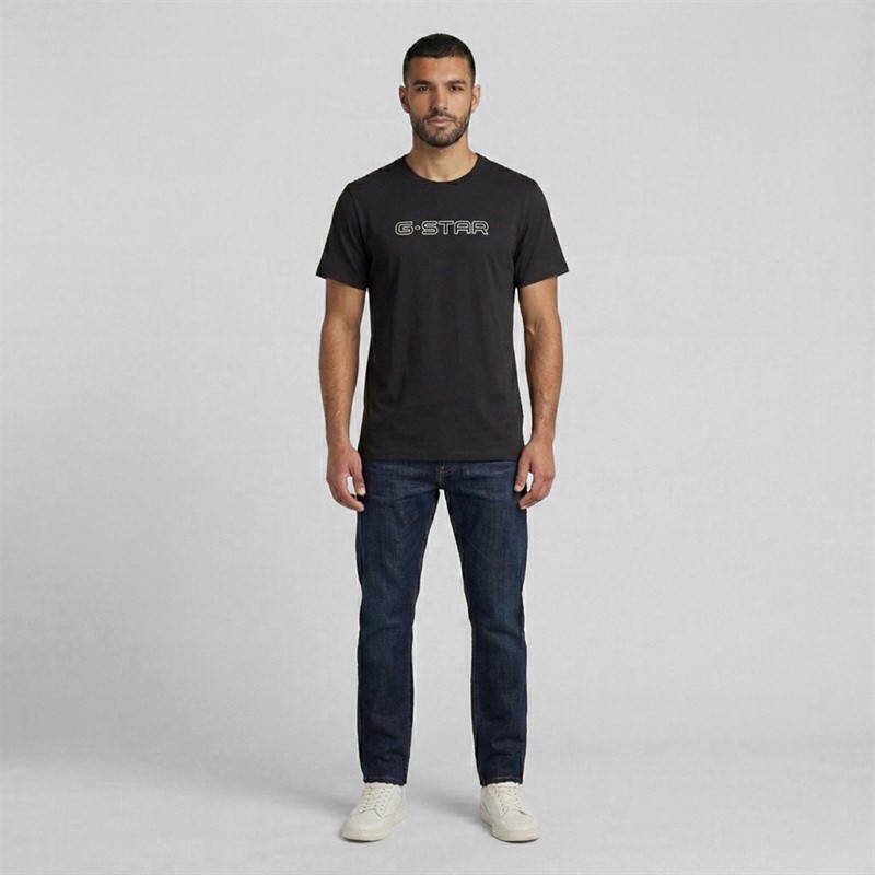 G-STAR Herren Slim T-Shirt Schwarz
