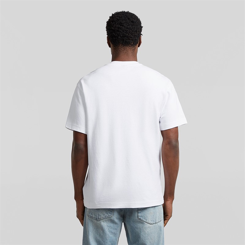 G-STAR Herren Brust Logo T Shirt Weiß