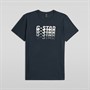 G-STAR Herren verblasstes T Shirt Schwarz