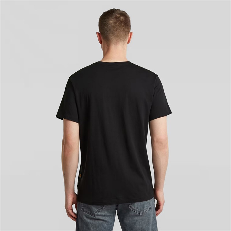 G-STAR Herren Logo T-Shirt Schwarz