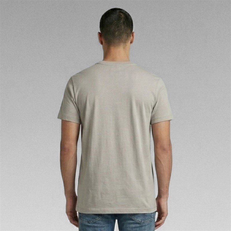 G-STAR Herren Brust Logo T Shirt Grau