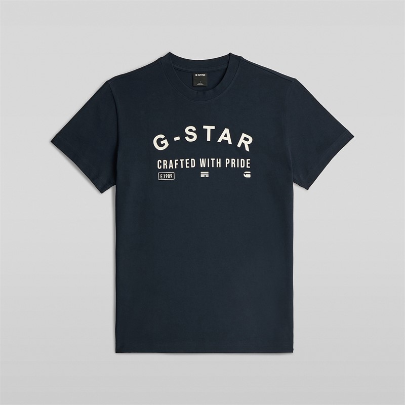 G-STAR Mens Chest Logo T-Shirt Salute