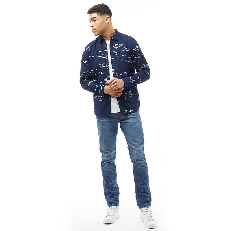3301 slim jeans medium aged