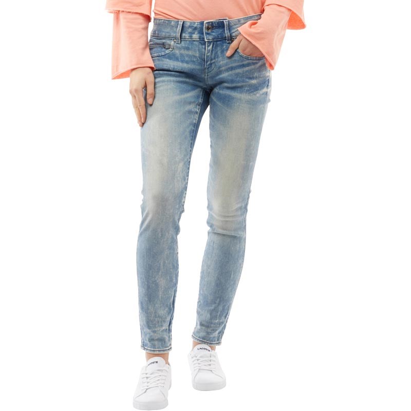 Buy GSTAR Womens Midge Cody Mid Waist Skinny Jeans Light Aged